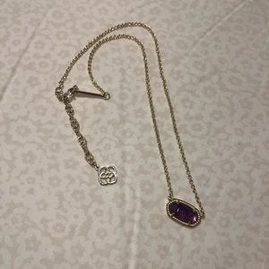 Purple Kendra Scott necklace